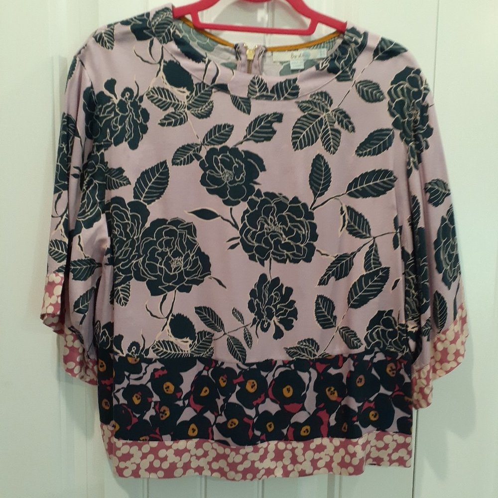 BODEN Viscose Zippered Back Tunic-US 8